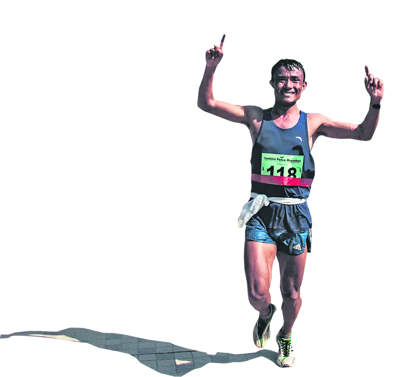 Hom Lal wins Lumbini marathon